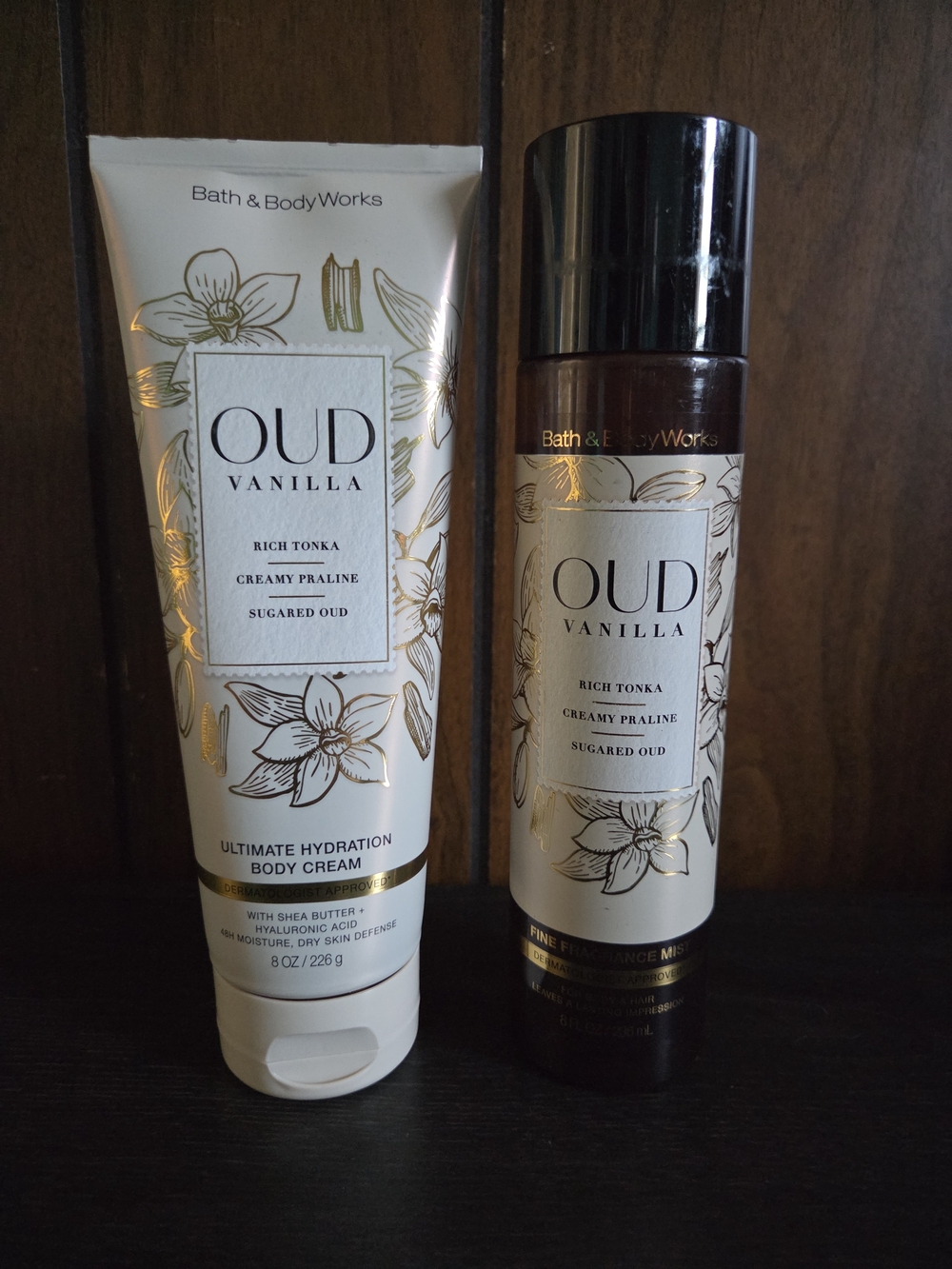 Bath & Body Works Oud Vanilla Body Cream & Fragrance Mist